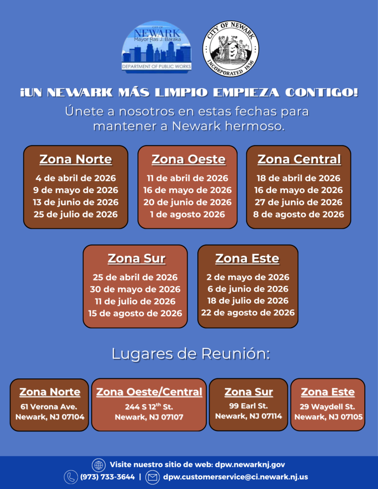 Brick City Cleanup Flyer BACK, Spanish